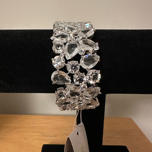 NWT Kate Spade Boathouse Crystal Cuff / Bracelet - Picture 3 of 8